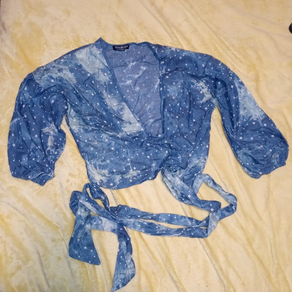 Star print shirt